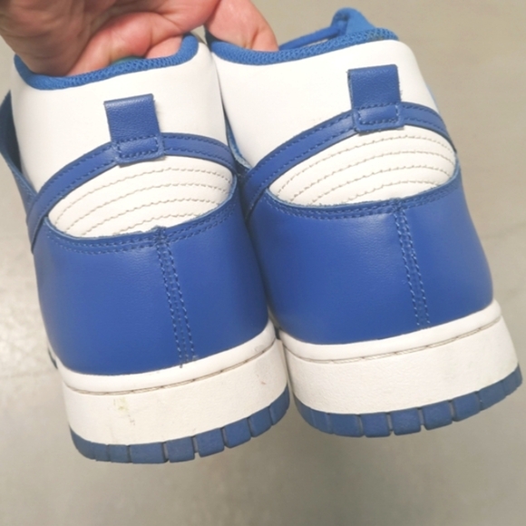 Nike Blue White Mid Dunks Men's Size 12 - Picture 4 of 8